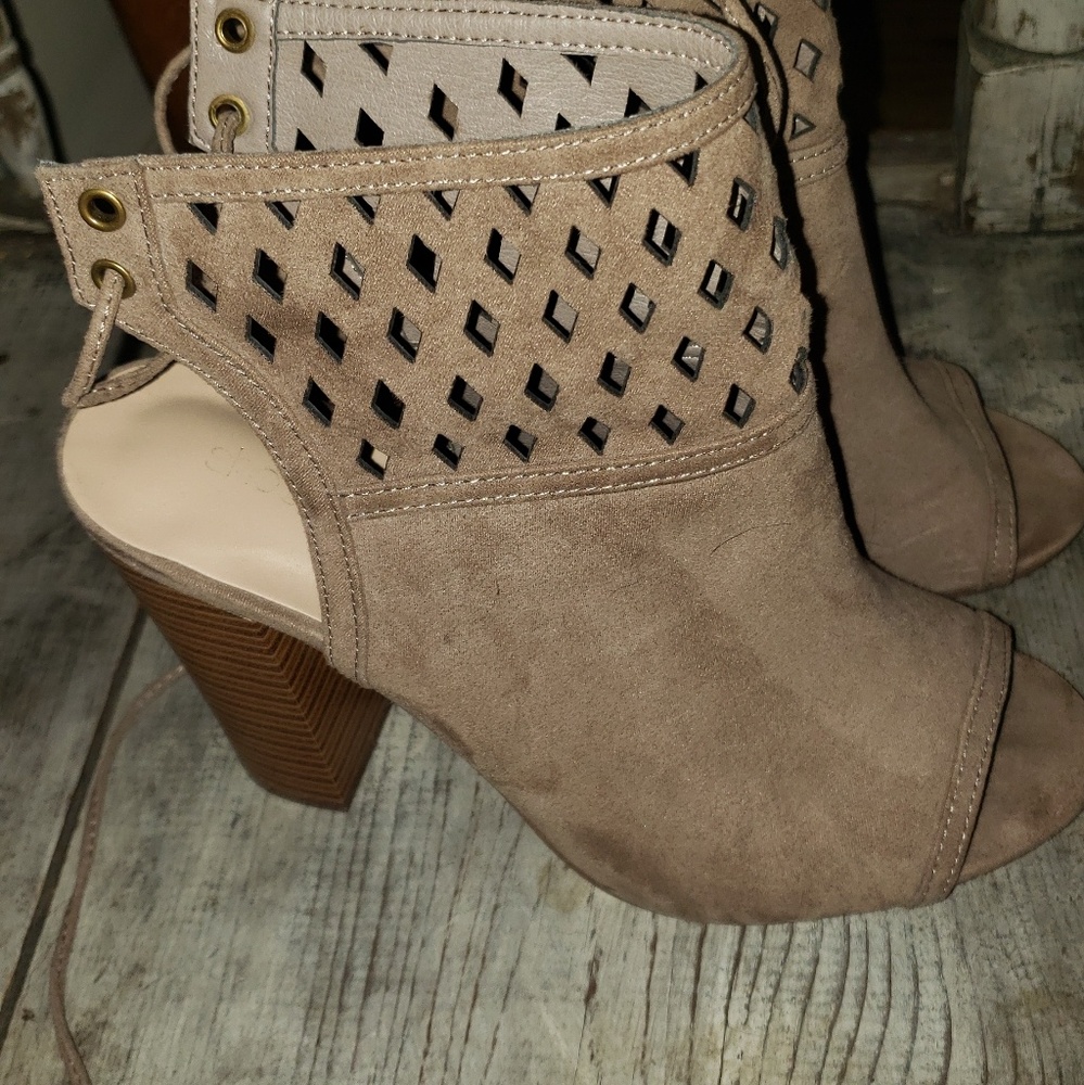 Open toed high heels